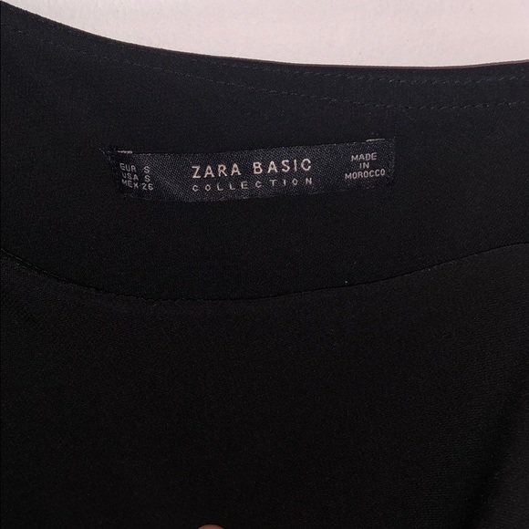 Black chiffon one strap Zara romper - Picture 4 of 4